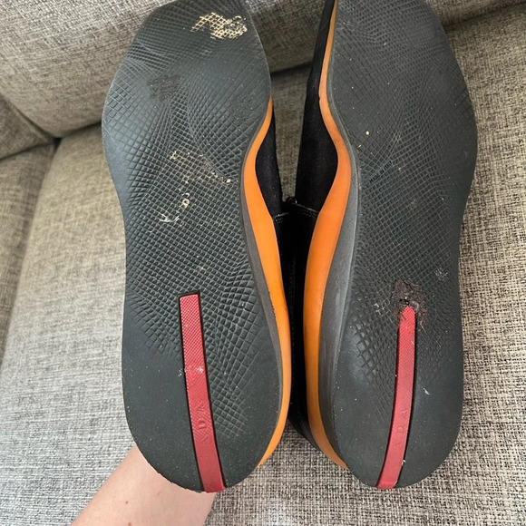 PRADA SPORT MENS Shoes Green Suede US 10 Fits 11 - Picture 12 of 16